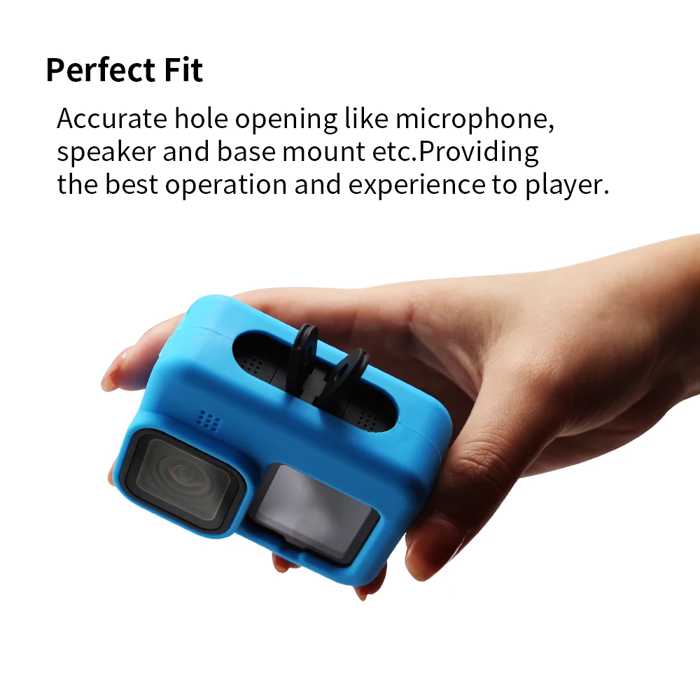 Go pro 9 silikon hülle schutz box objektiv deckel abdeckung rahmens chutz für gopro hero 12 11 10 kamera zubehör