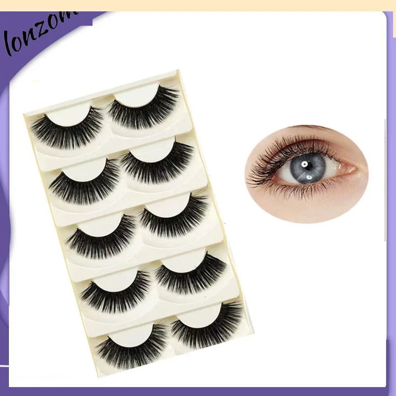 

High Quality Makeup Tools Look Natural DIY Extension Full Strip Eyelashes