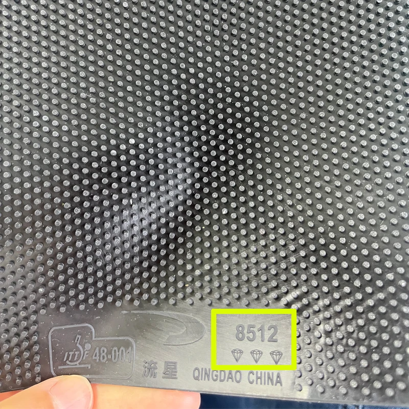 Meteor 8512 Diamond Model Long Pimples OX Table Tennis Rubber Small Particles High-End Ping Pong Rubber 1.7mm Particle Height