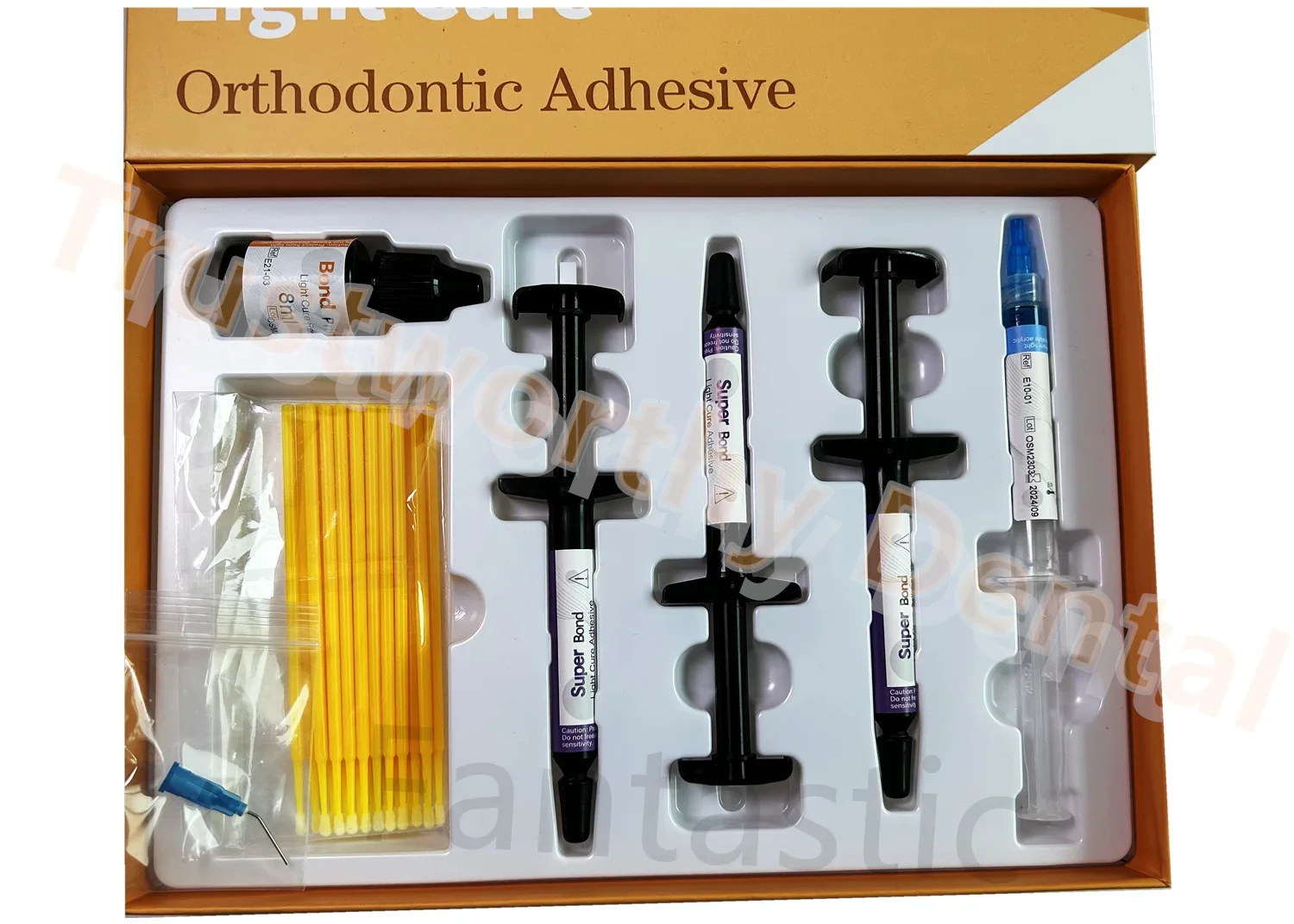 

Dental Orthodontic Light Cure Bonding Adhesive Etch Gel Kit For Metal Brackets Braces kits