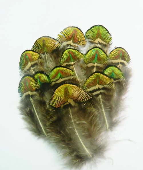 

100 шт./лот красивые натуральные перья павлина для украшения одежды своими руками перья 3-5 см изменения цвета