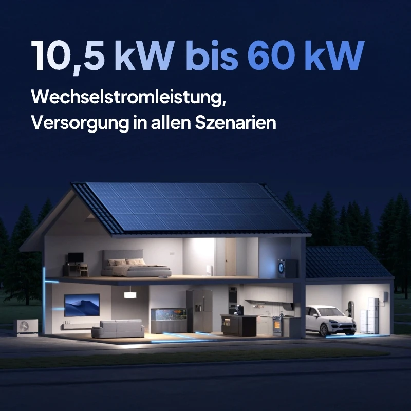 Battery Inverter All in One 10kw 15kw 20kw 5kw on Off Grid Solar Power Station Generator System Green Renewable Energy Products