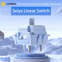 Leobog Seiya Switch 32g Linear Pre-Lubed POM 5 Pins 55g HotSwap Pom Gamer Mechanical Keyboard Switches for AULA F75 AJAZZ AK820
