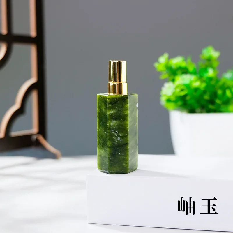 Spray Bottle 30ml Natural Crystal Jade Aromatherapy Essential Oil Perfume Atomizer Refillable Bottle Spa Beauty Salon Therapy image 3