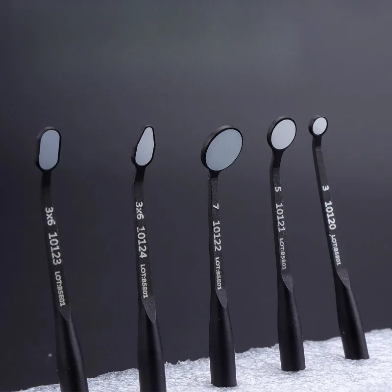 Dental Micro Mouth Mirror 3mm/5mm/7mm Anti-fog Reflector Odontoscope Multifunction Checking Oral Detachable Handle