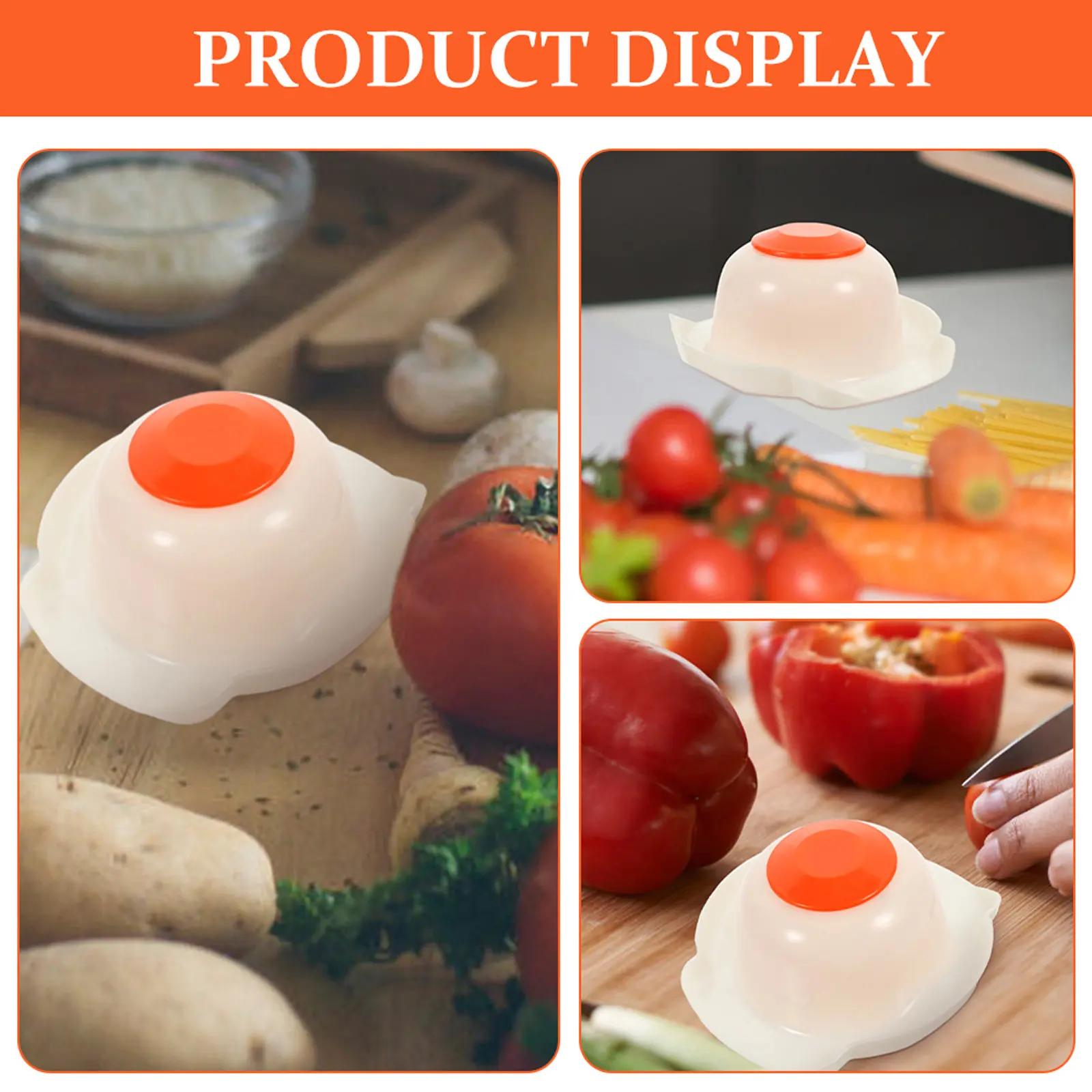 Plastic Food Holder for Kitchen Use Safe Convenient Vegetable Slicer Guard Professional Grater Holder Onion Potato Cutting
