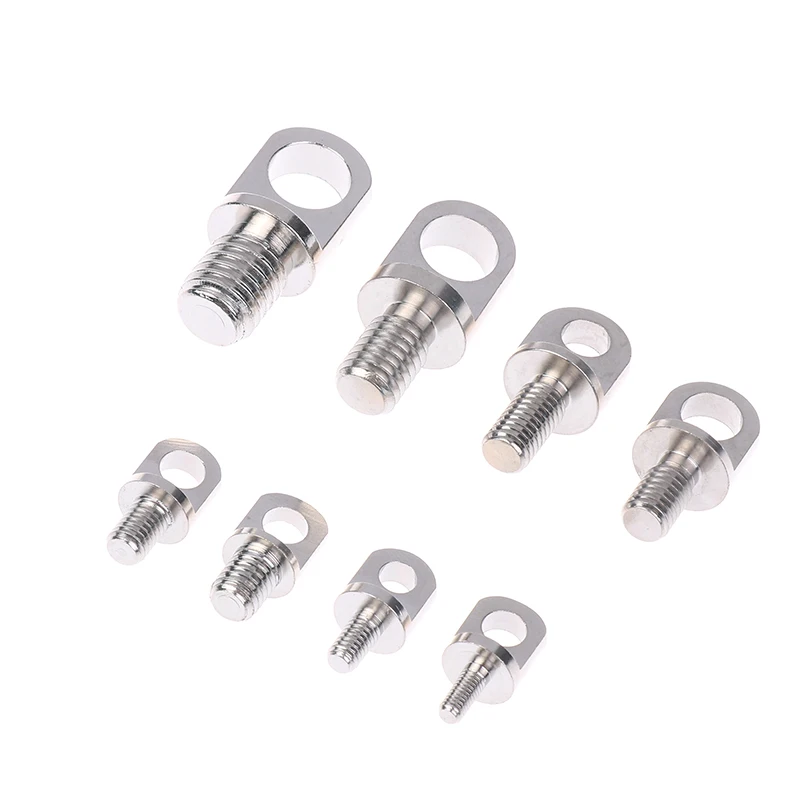 3Pcs Brass Stud Nuts & Eye Bolts With Hole M3/M4/M5/M6/M8/M10 - Copper Lifting Eye Screws Set·