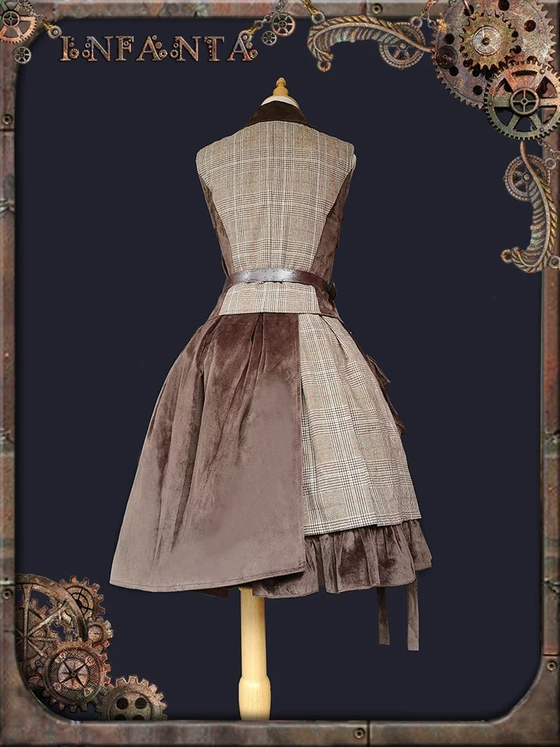 The Adventure ~ Punk Style Wool Lolita Skirt / Vest by Infanta