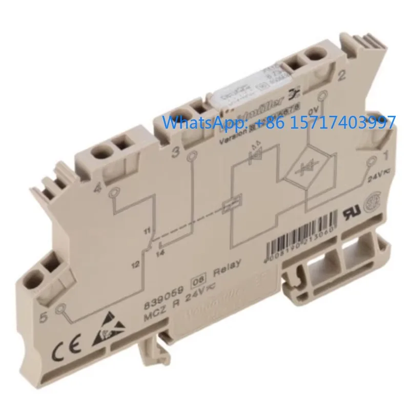 MCZ R 24VDC importado, módulo de relé DC 24V 8365980000