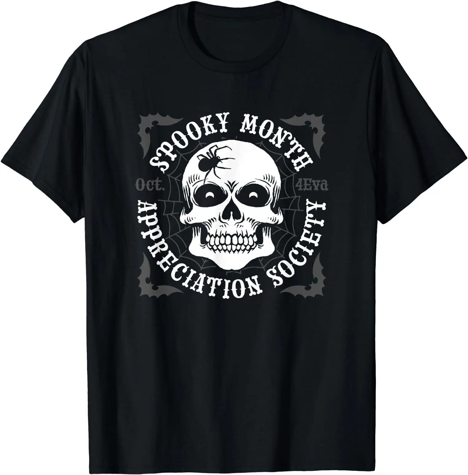 NEW LIMITED Spooky Month Appreciation Society Skull October Halloween T-Shirt