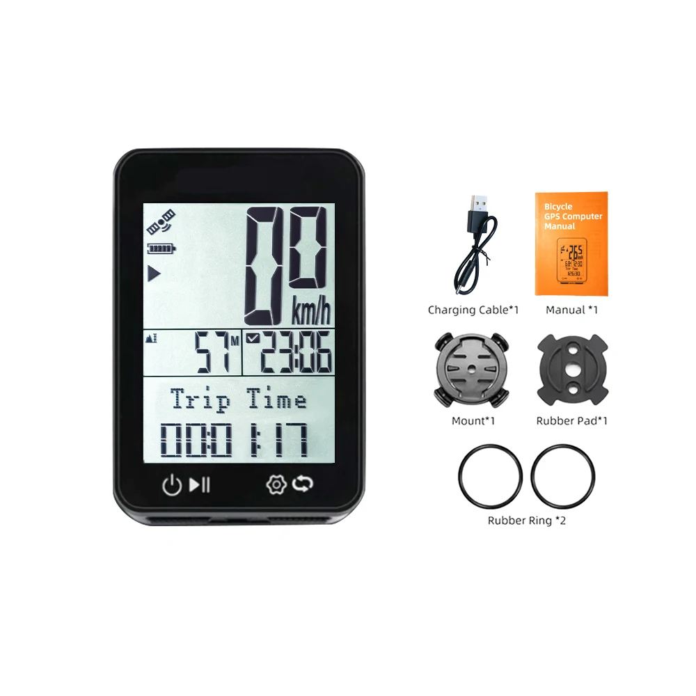 AliExpress Bikevee Outdoor Riding Wireless GPS Cycling Computer with Backlight Holder Bicycle Computer Speedometer Rate Stopwatch Bike Accessories