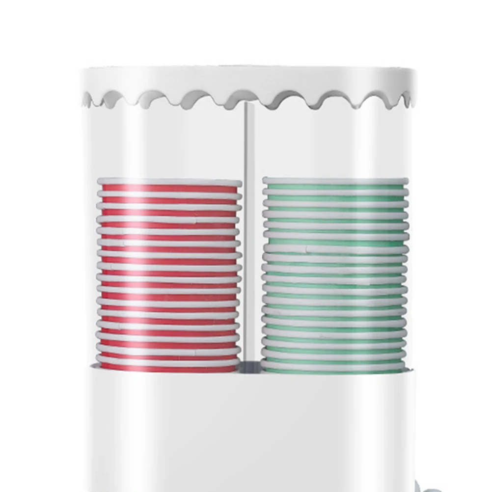 

Disposable 140 Cups Dispenser Eco-friendly Punch Free Wall Mounted Cup Holder Bathroom Storage Solution Water Cup Dispenser