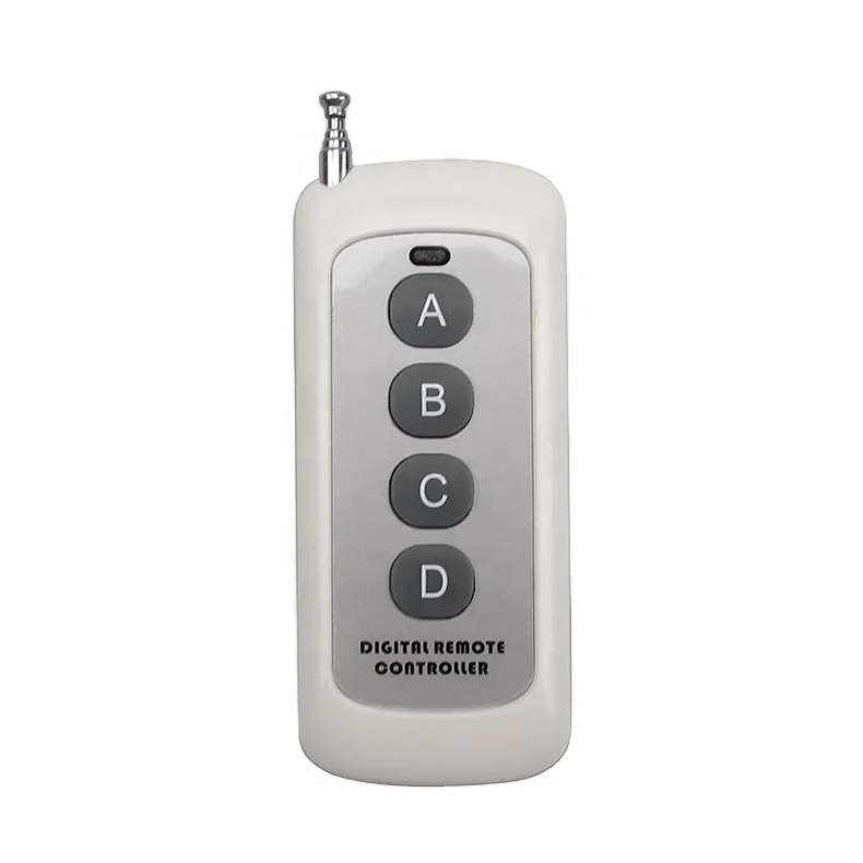 12V 4 Buttons 315/433MHz Long Distance Universal Electronics/Garage Door Car Opener RF Wireless Remote Control