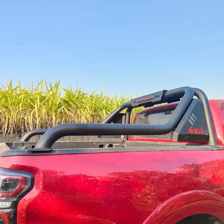 Hot Pickup 4x4 Accessories Rolled Deformed Tool Steel Flat Roll Bar for Ford Ranger Raptor Wildtrack 2009