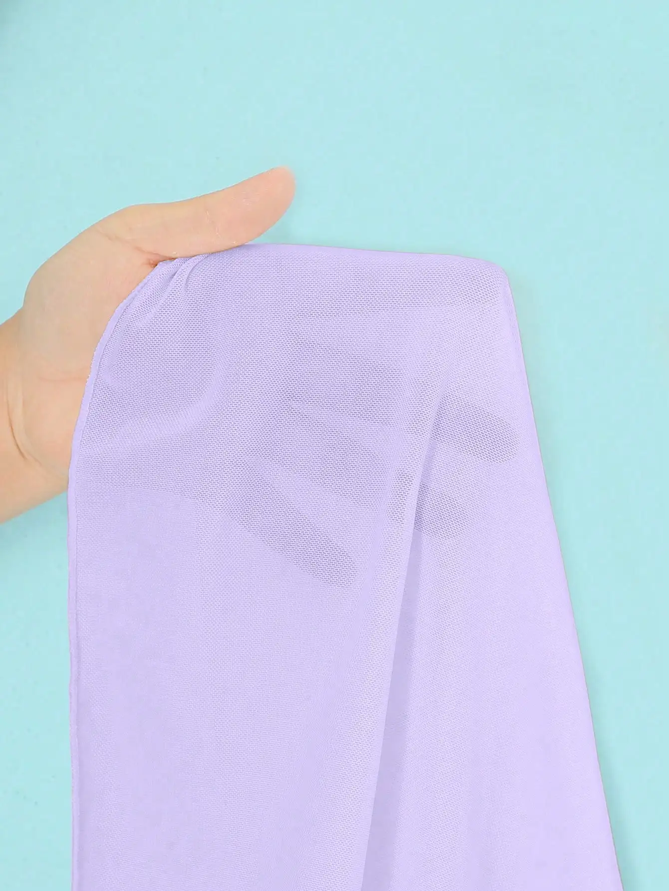 

3pcs Solid Color Halter Triangle Bikini Set With Sarong Cover Up