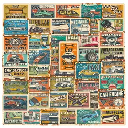 10/30/50PCS Vintage JDM Retrofit Racing Car Graffiti Stickers Laptop Guitar Luggage Waterproof Car Styling Sticker Bomb Toy