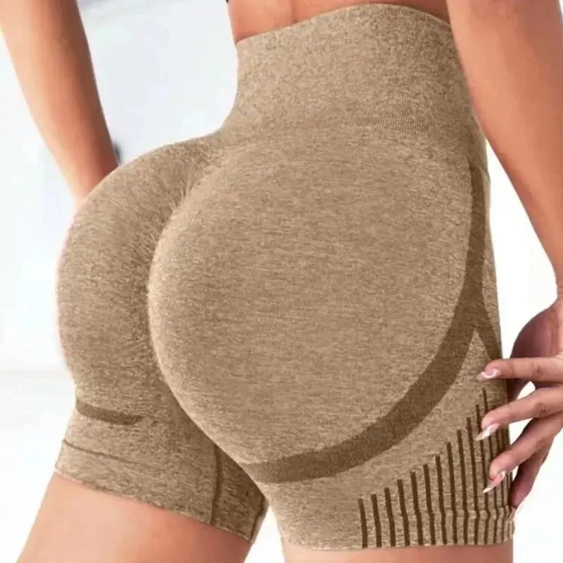 Women Yoga Shorts High Waist Gym Workout Shorts Fitness Yoga Lift Butt Fitness Ladies Yoga Gym Running Short Pants Sportswear image 4