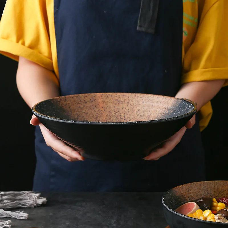 A5 Melamine Imitation Porcelain Tableware Restaurant Japanese Style Bowl Cup Spoon