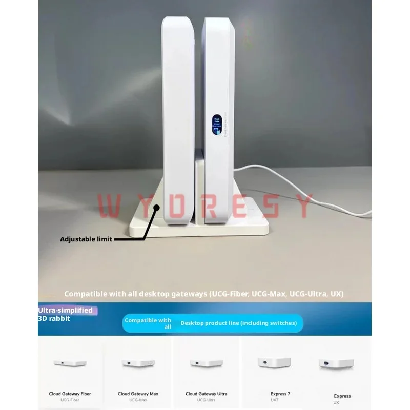 Desktop Base For Ubiquiti (USW-Pro-8-PoE) Stabilize High Speed PoE Switch On Desktop To Ease Local  Network Deployment And Avoi