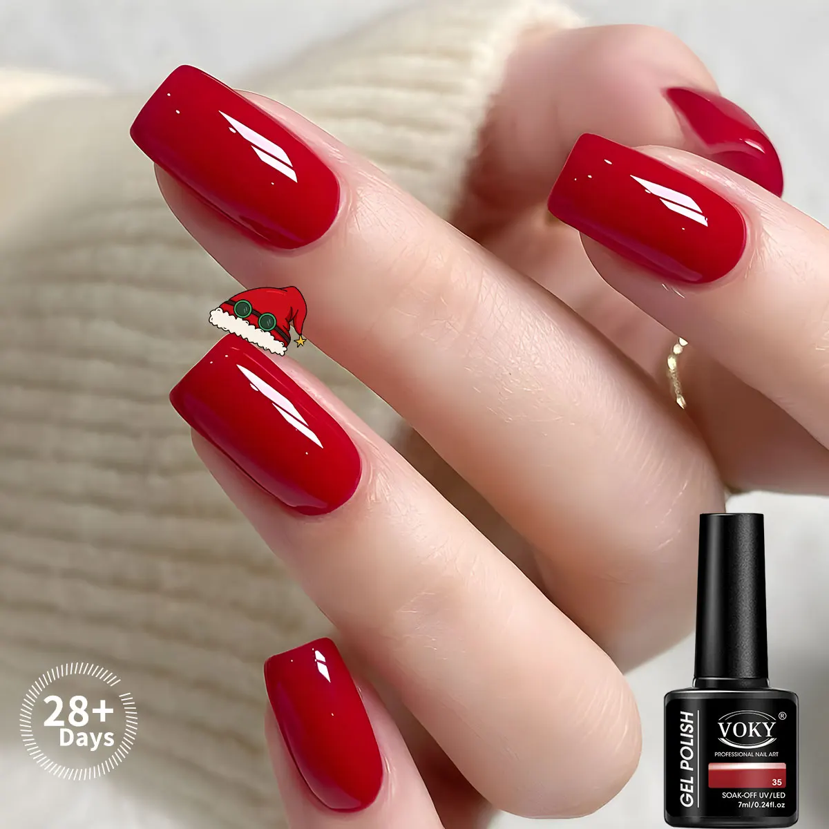 مجموعة طلاء أظافر VOKY مكونة من ست قطع لعيد الميلاد بلون موحد، مناسبة كهدية للهالوين أو عيد الميلاد أو عيد الحب. #5