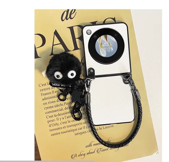 Diy Fashion Flower Cute Short Chain Phone Case For ZTE Libero Flip Case 5G For Nubia Flip Cover 2024 nubia flip2 2025 Case
