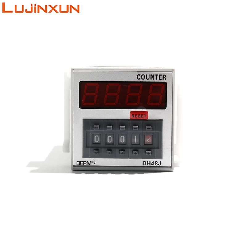 LUJINXUN High-precision Time Control DH48S-2Z Digital Display Time Relay Timer on Automatic Control of Electrical Box Equipment