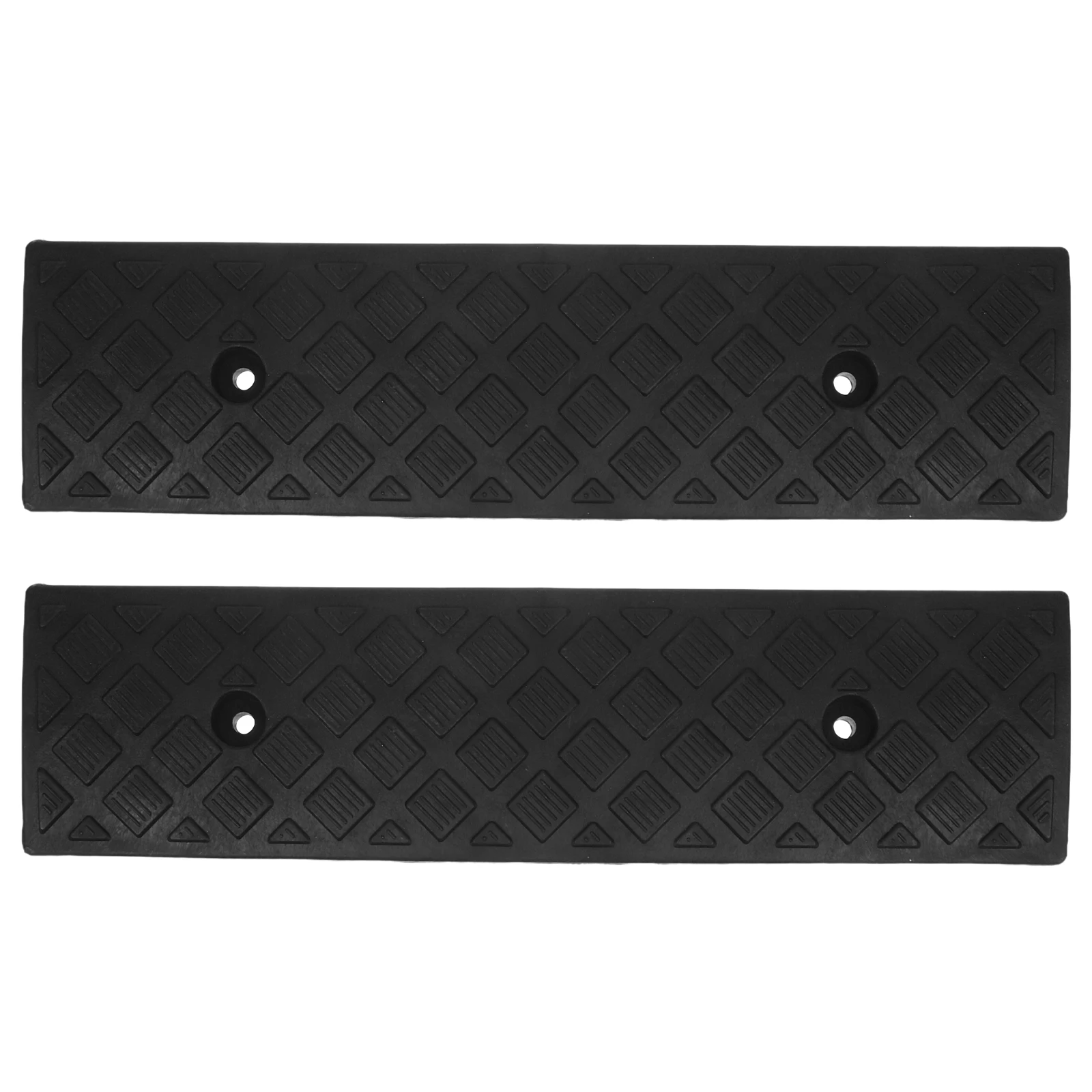

2Pcs Pad Rubber Ramps for Car Driveway Adjustable Wheeler Cable Protector Durable Sturdy Triangle Slope