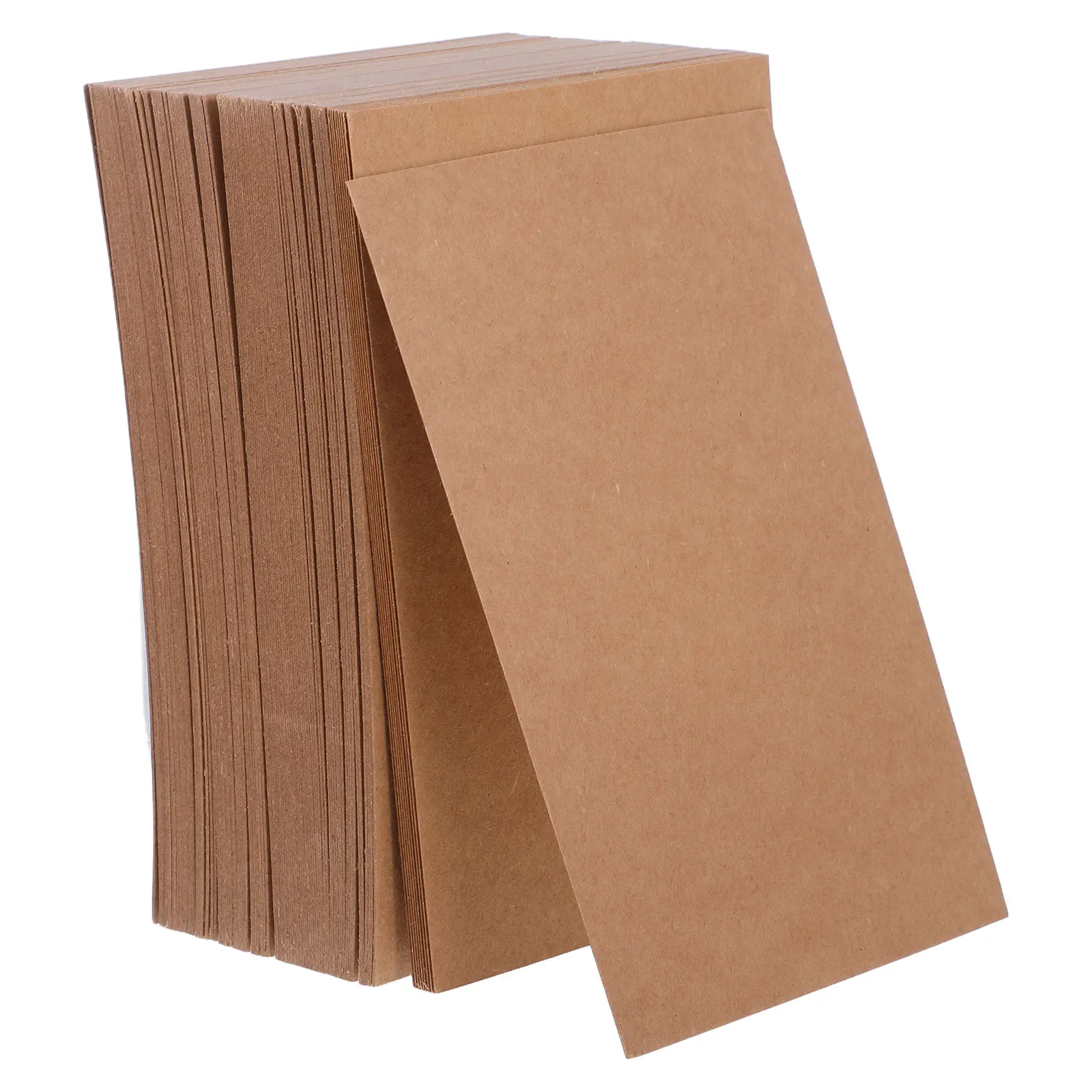 

100 Pcs Blank Postcards Greeting Memo Cards Kraft Paper Writing Double Sided Smooth Great for Party Wedding Gift Name Cards