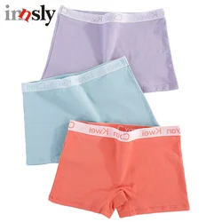 Innsly-bragas de algodón para mujer, Bóxer corto de talla grande, ropa interior debajo de la falda, pantalones cortos de seguridad