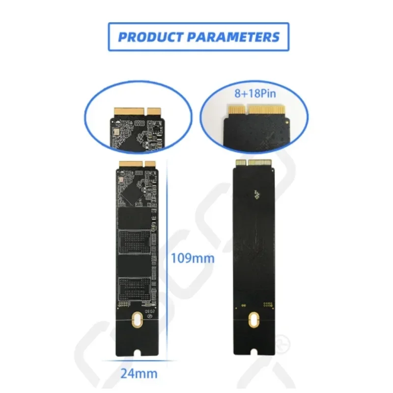 Imagem -04 - Oscoo-discos Rígidos Ssd para Macbook Air Sata Tlc 3d Original 1tb A1465 A1466 2012 Emc2258 2259 A1398 A1425