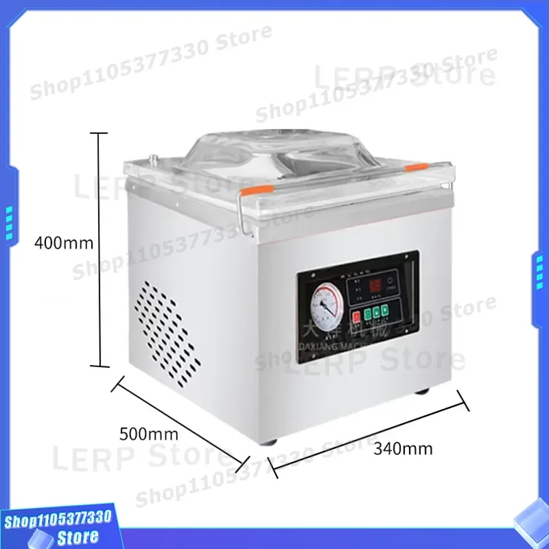 DZ-260 Mini Electric Vacuum Sealer Machine for Household Kitchen Food Fresh Keeping Packaging Device Compact Design Electric
