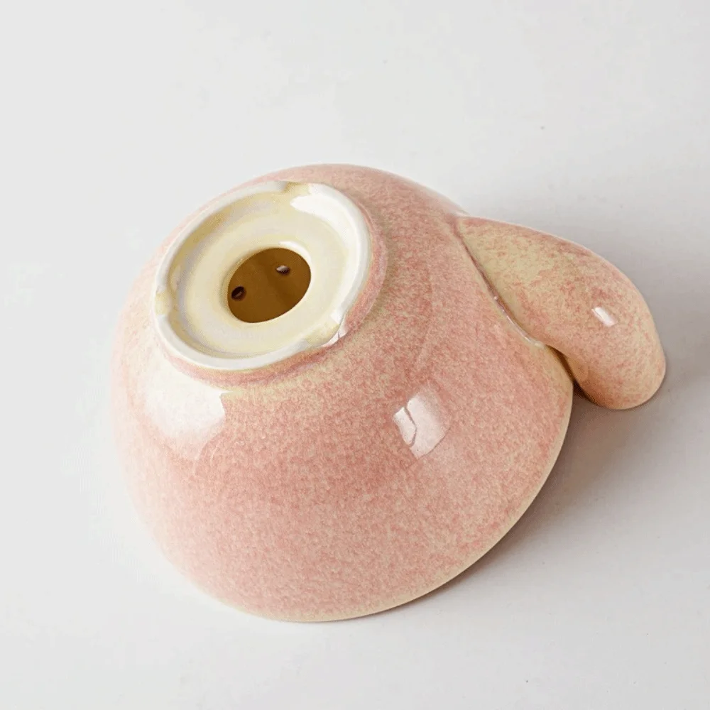 Ceramic Automatic Fruit Washing Bowl Built-In Drain Slots Drain Spout Berry Swirl Washing Bowl Large Capacity Self Spinning