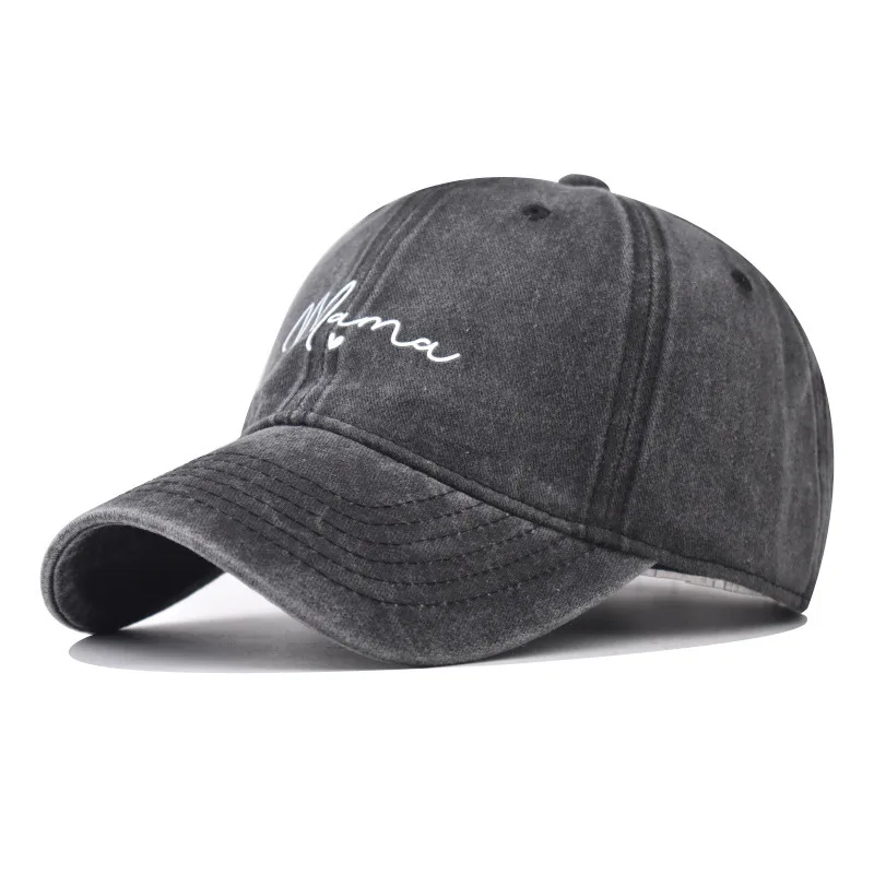 

Vintage Washed Distressed Baseball Cap Golf Dad Hat Pure Cotton Washed Vintage MAMA Baseball For Men And Women