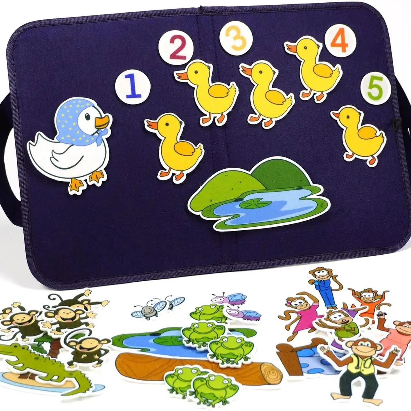 

Развивающий игровой набор для дошкольников, инструмент для творческого обучения, игрушки для рукоделия, подарки для детей, фетровые доски и доска для рассказов