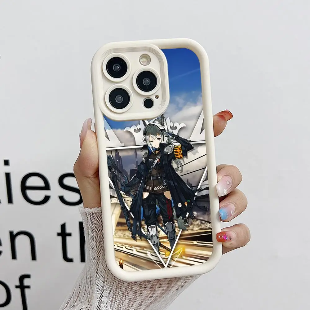 

Arknights Grani Thicken TPU Mobile Phone Case for iPhone 17 16 15 14 13 12 11 Air Pro Max Plus Colorful Cover