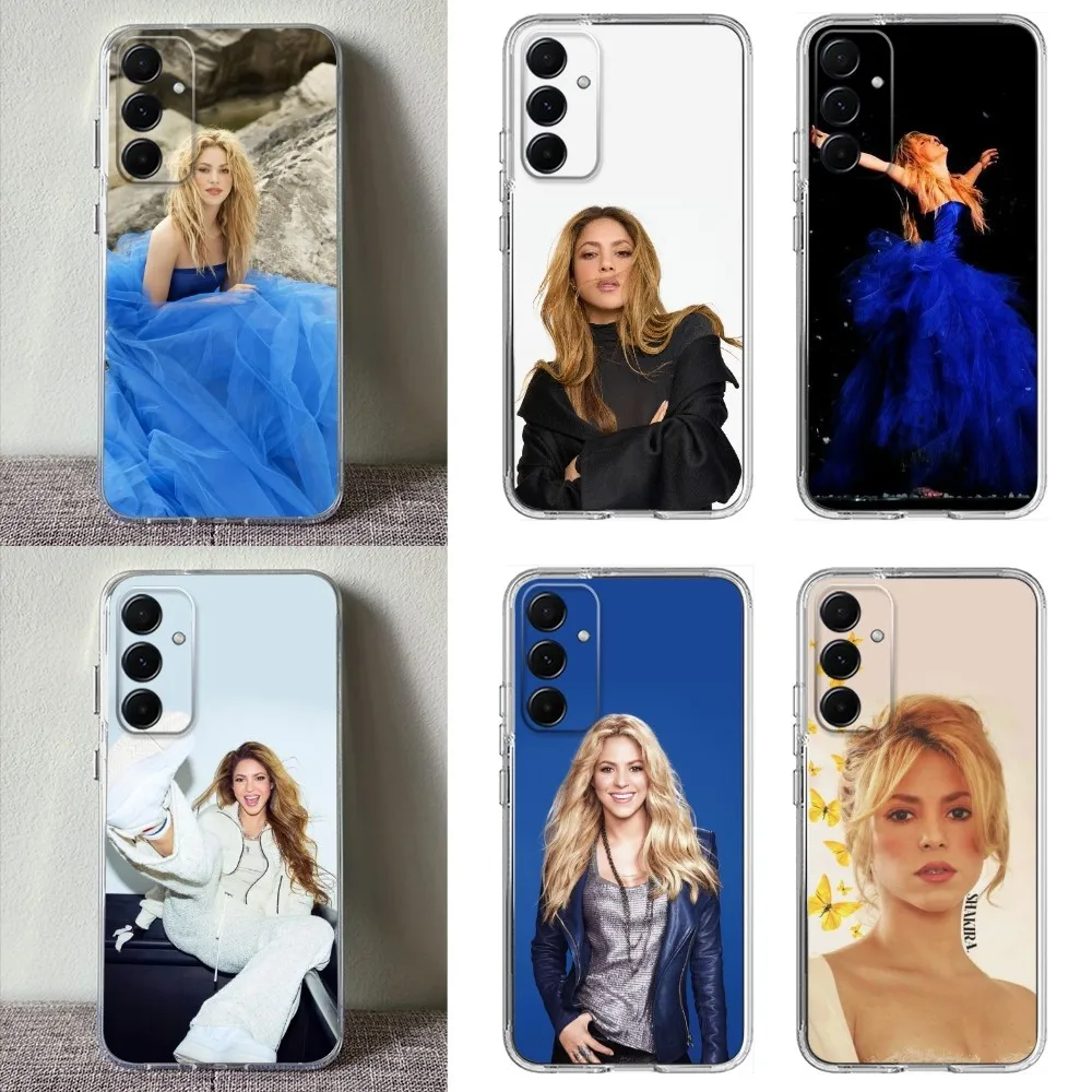 

Singer S-Shakira Phone Case Clear Phone Case For Samsung A71,70,52, 50, 40,31,A50,30S,21S Transparent Back Cover