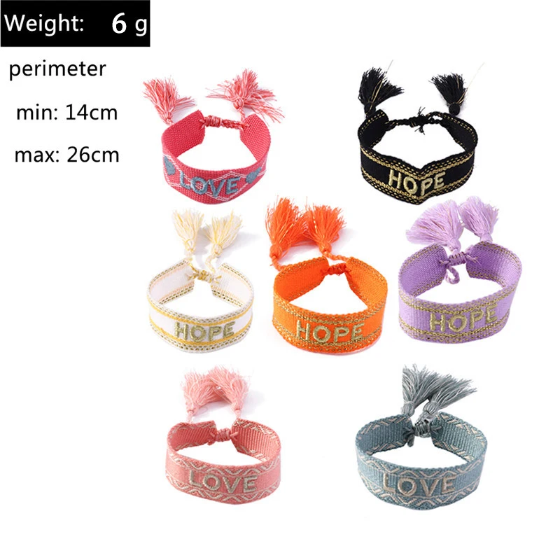 Aihua Heißer Verkauf Boho Bunte Handarbeit Gewebt Seil String Gestrickte Armband Armreifen Unisex Freundschaft Kinder Glück Schmuck Geschenke – Detail 29