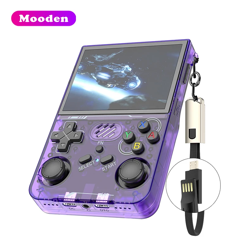 L R36XX Handheld Game Console Update  Wifi Function Support 2 Player Retro Video Game Console for PSP