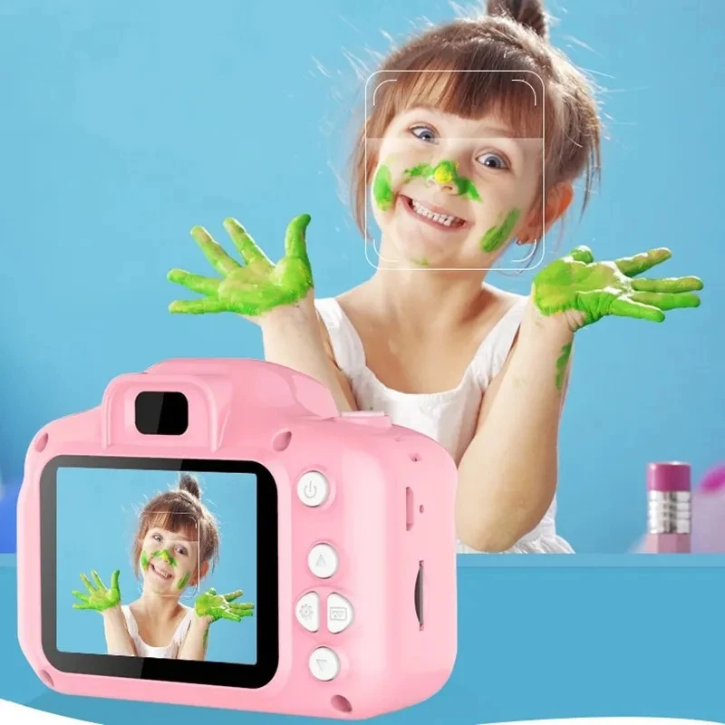 

Children Camera Mini Camera 1080P HD Screen Camera Video Toy 800W pixels Cute Outdoor Photography Toy Gifts