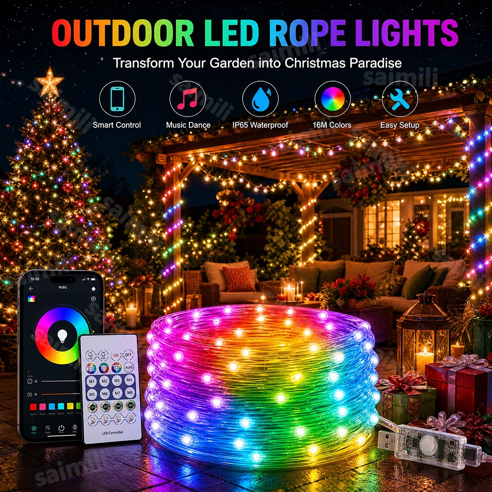 Outdoor Lighting Controller - Dream Color WS2812B LED String Lights