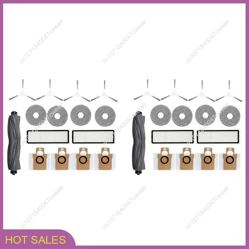 

2 Set For Dreame L10S Ultra / S10 Pro XIAOMI Mijia Omni 1S B101CN Robot X10+ Robot Vacuum Main Side Brush Filters Mop-A98U