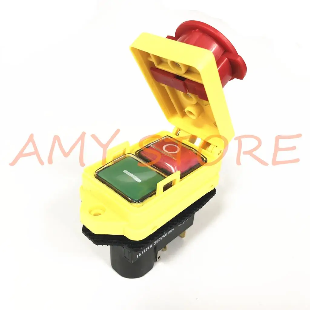 CK21D CK21 2-кнопочный IP54 Водонепроницаемая кнопка 5-контактный мгновенный электромагнитный переключатель 250 В переменного тока 16 (12 шт. A 5E4 Станок для резки