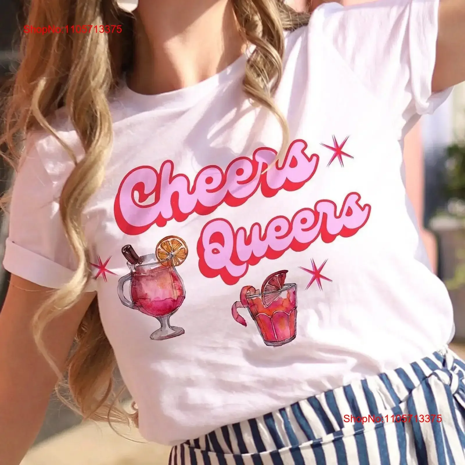 Cheers queers shirt queer t lgbtq gay pride lesbian wine mom genderqueer vintage Washed Stylish streetwear fashion graphic