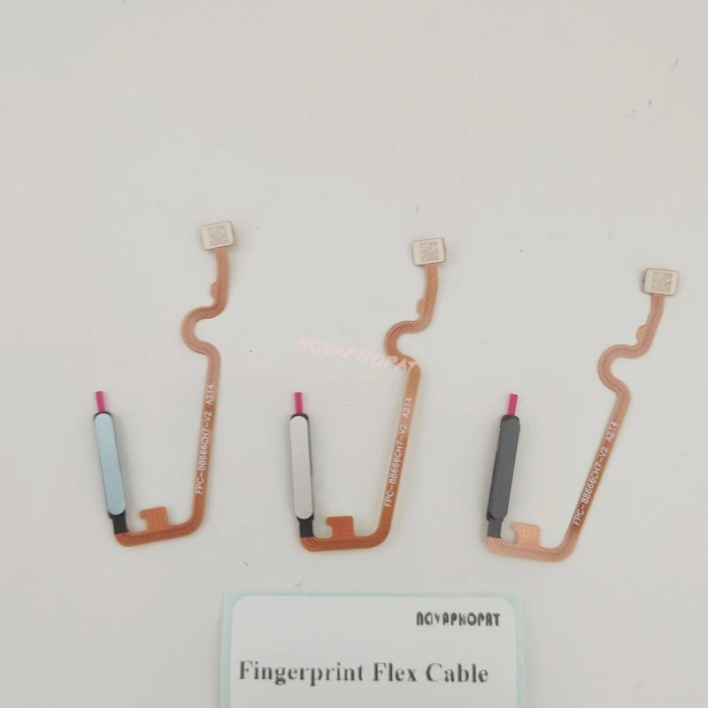 For Infinix Note 11 Pro X697 Fingerprint Flex Power On Off Switch Home Control Unlock Key Button Sensor Flex Cable