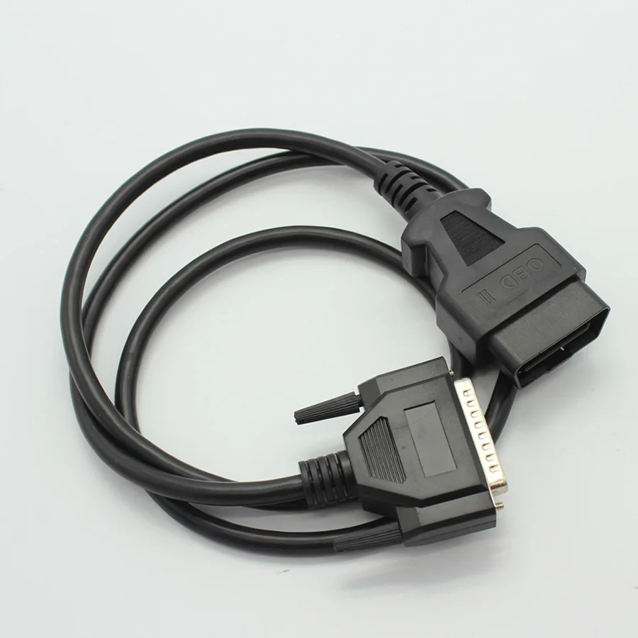 OBD2 16PIN TO DB 25PIN Cable for SBB Key Programmer Sbb V33 Key Prog DB25 PIN Convert to OBD 2 Main Test Cable Adapter Connector