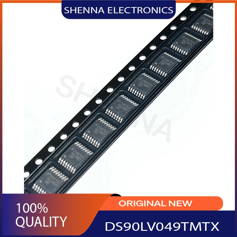 10PCS/Lot  markup code DS90LV049TMTX  Supplier Package  TSSOP-16  IC DUAL LINE TRANSCEIVER 0.100 INCH  Line Driver or Receiver