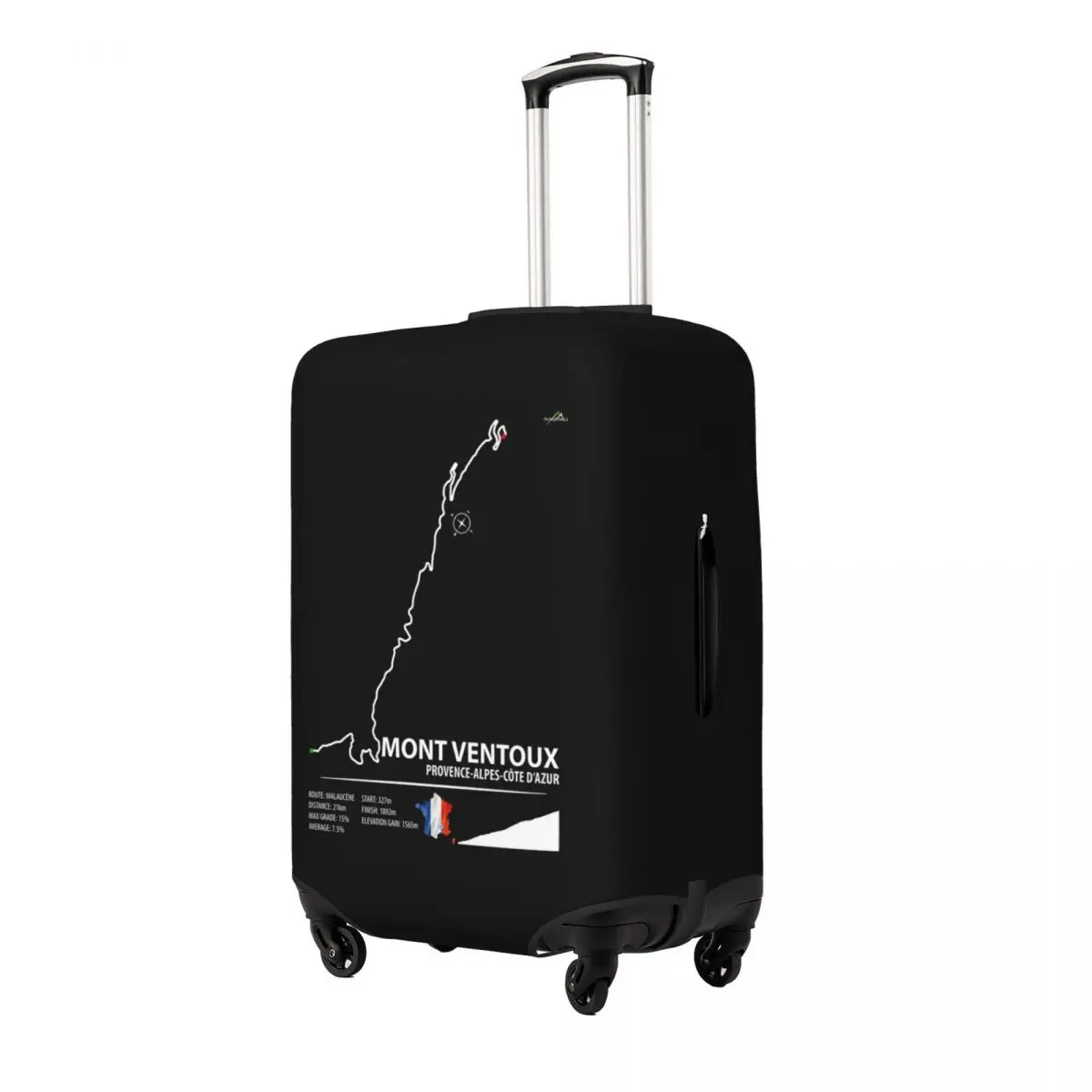 

Mont Ventoux Suitcase Cover Protection Elastic Travel Luggage Protector Covers for 18-32 Inch