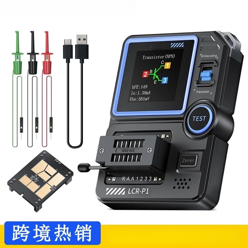 LCR-P1 Transistor Tester Capacitance Resistance Field Effect Transistor Diode/Triode Component Detection