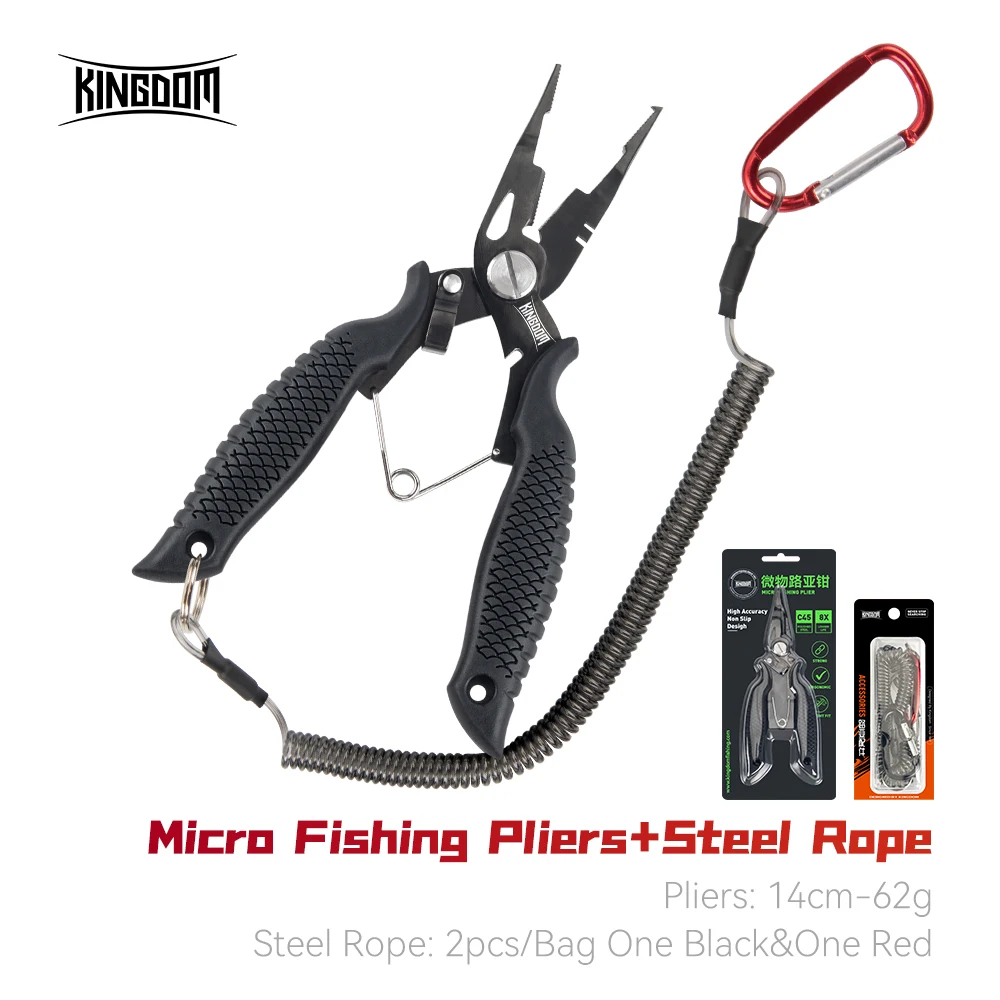 Kingdom Fishing Tool Multi - Function Pliers Rope Thrower Stainless Safe Portable Waterproof Outdoor Fishing Equipment Accessori