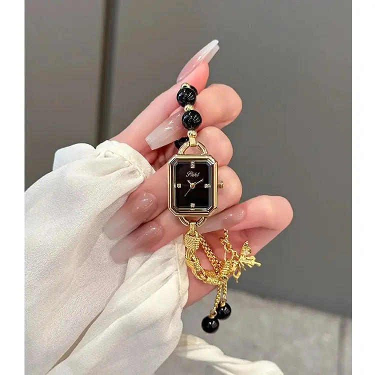 ساعة ذهبية فاخرة للسيدات مقاومة للماء من الفولاذ المقاوم للصدأ ساعات نسائية إبداعية عصرية أصلية أنيقة كوارتز ساعة يد هدية